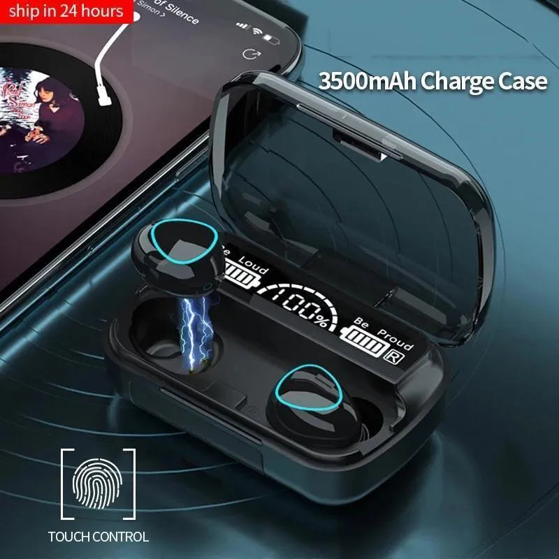 *Product Name*: M10 Black Earbuds 9D Hifi 2000mAh Power Bank