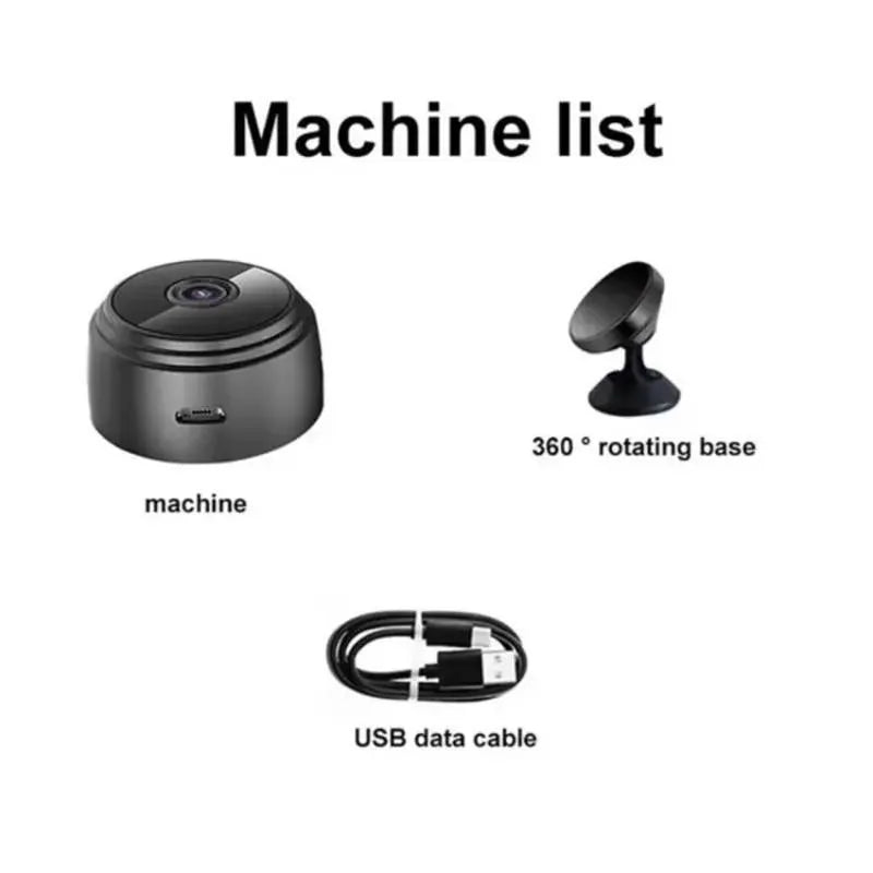 A9Mini WiFi Camera for Home Office 360 View Night Vision
*