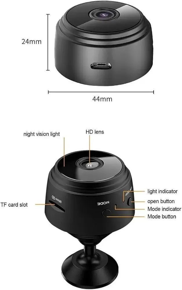 A9Mini WiFi Camera for Home Office 360 View Night Vision
*
