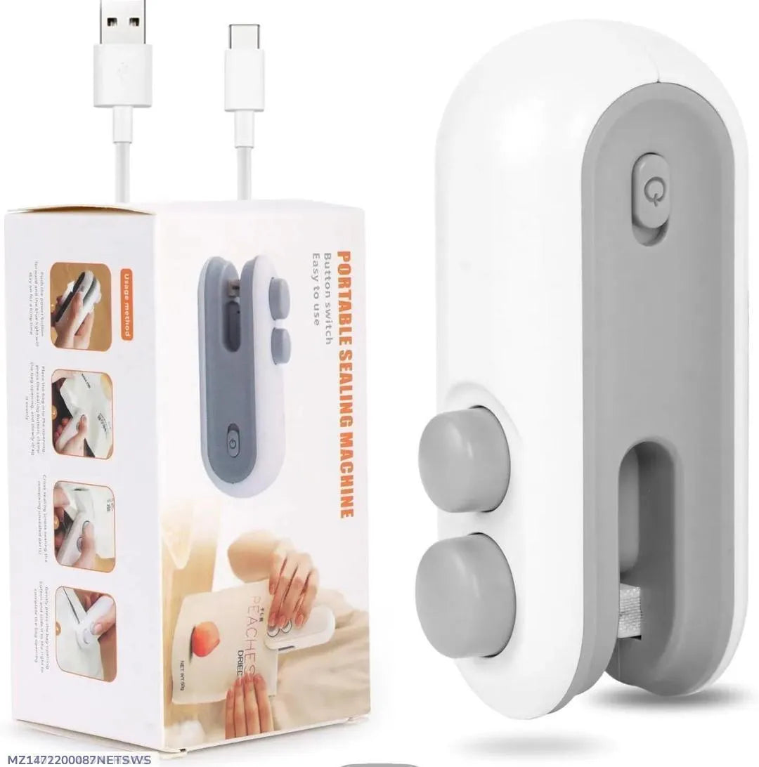 Portable USB C-Sealing Machine White